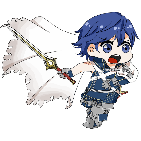 Cartoon Boy wielding Sword